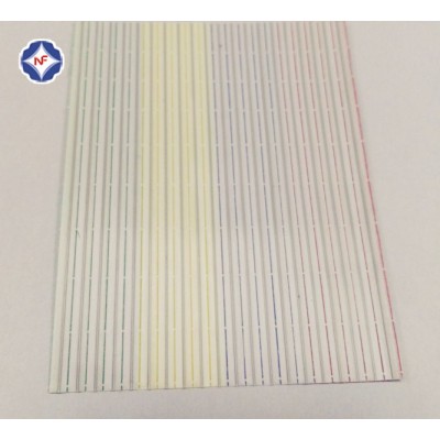 4.8mm width single wire gang paper/plastic twist tie for bag bundling