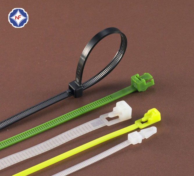 Top inquiries flexible cable ties/customized zip clips/self-locking nylon cable tie